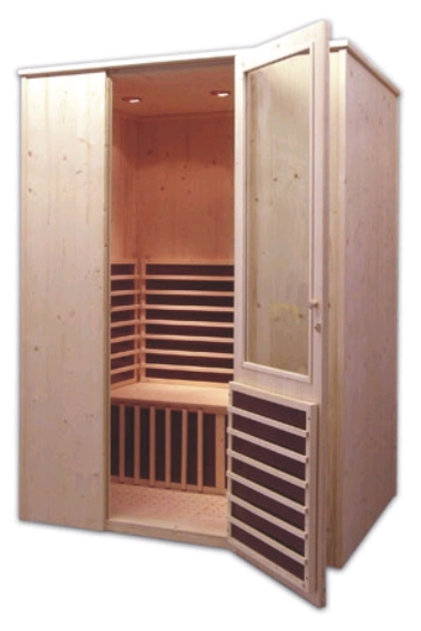 Ansicht der W&auml;rmekabine Naxos 3 deluxe.